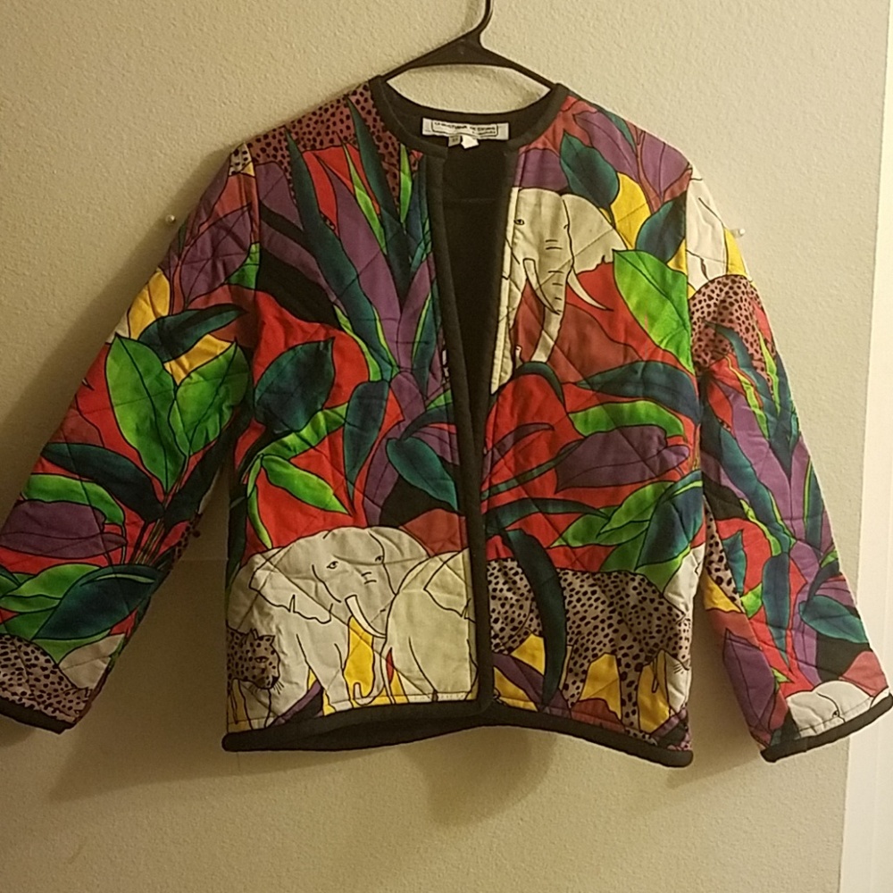 Vintage Christiana Designs Honolulu Quilted Jacket
